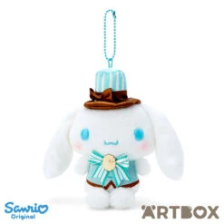 SANRIO Cinnamoroll Tea Room Series Plush Mascot Keychain