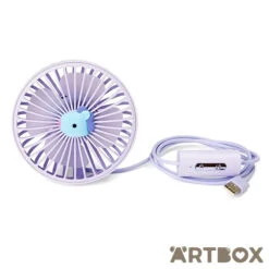 No Brand BT21 Baby Mang Small USB Fan With Mood Light Feature