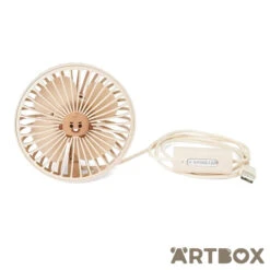 No Brand BT21 Baby Shooky Small USB Fan With Mood Light Feature