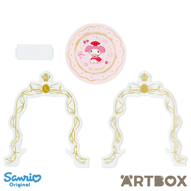 SANRIO My Melody Tea Room Series Acrylic Accessory Storage Tray 2 SANRIO My Melody Tea Room Series Acrylic Accessory Storage Tray - Image 2