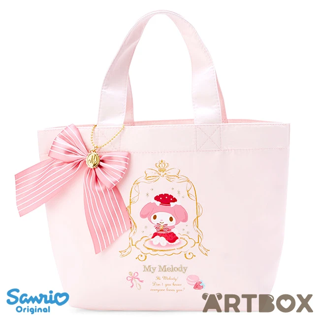 SANRIO My Melody Tea Room Ribbon Charm Hand Bag 1 SANRIO My Melody Tea Room Ribbon Charm Hand Bag