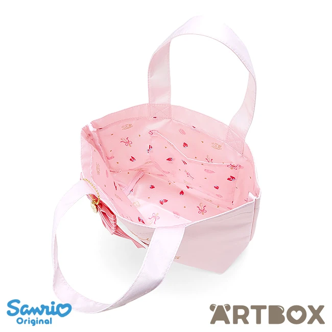 SANRIO My Melody Tea Room Ribbon Charm Hand Bag 2 SANRIO My Melody Tea Room Ribbon Charm Hand Bag - Image 2