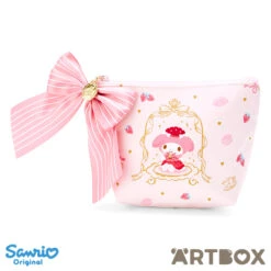 SANRIO My Melody Tea Room Ribbon Charm Small Zipped Pouch