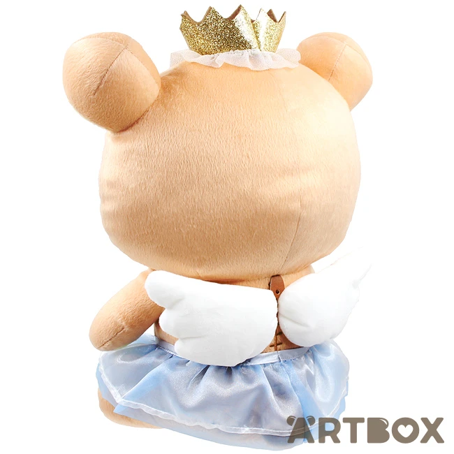 Rilakkuma Golden Crown Swan & Flower Large Plush 2 Rilakkuma Golden Crown Swan & Flower Large Plush - Image 2