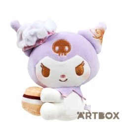 SANRIO Kuromi Smore Toasted Marshmallow Mochi Feel Small Plush