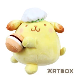 SANRIO PomPomPurin Smore Toasted Marshmallow Mochi Feel Small Plush