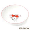 No Brand Cony Heart Balloons Love Series Ceramic Pasta Bowl
