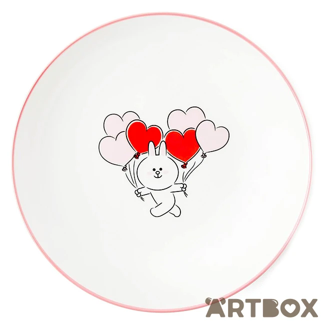 No Brand Cony Heart Balloons Love Series Ceramic Pasta Bowl 2 No Brand Cony Heart Balloons Love Series Ceramic Pasta Bowl - Image 2