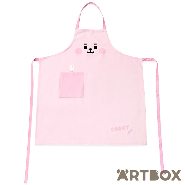 No Brand BT21 Baby Cooky Kitchen Apron With Pocket 1 No Brand BT21 Baby Cooky Kitchen Apron With Pocket