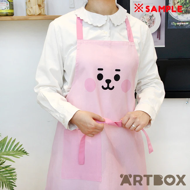 No Brand BT21 Baby Shooky Kitchen Apron With Pocket 3 No Brand BT21 Baby Shooky Kitchen Apron With Pocket - Image 3