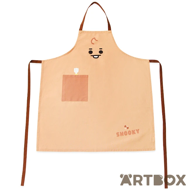 No Brand BT21 Baby Shooky Kitchen Apron With Pocket 1 No Brand BT21 Baby Shooky Kitchen Apron With Pocket
