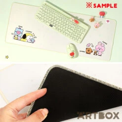 No Brand BT21 Baby My Little Buddy Extra Large Mouse Mat White -Fashion Gift Shop BT21 BY Little Buddy Desk Pad 3 650 1