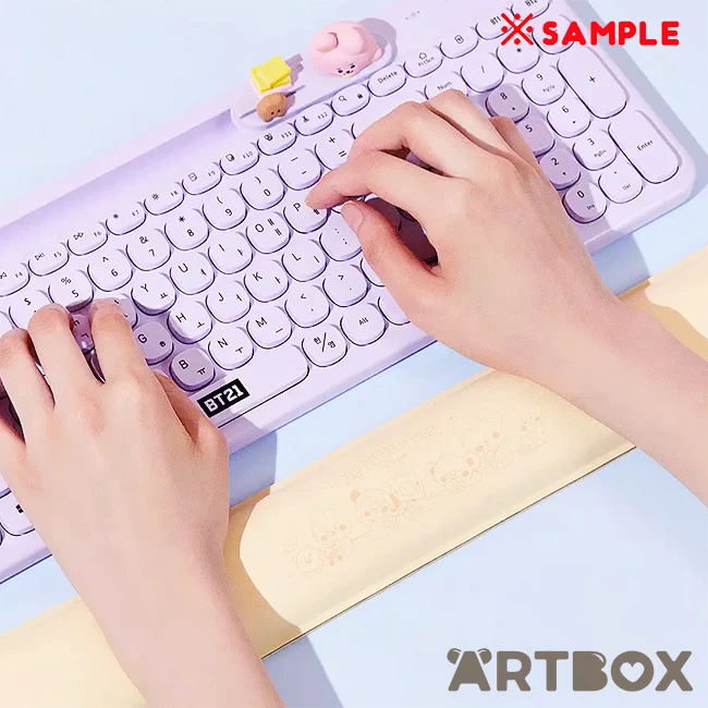 No Brand BT21 Baby My Little Buddy Keyboard Wrist Cushion Pad Grey 3 No Brand BT21 Baby My Little Buddy Keyboard Wrist Cushion Pad Grey - Image 3