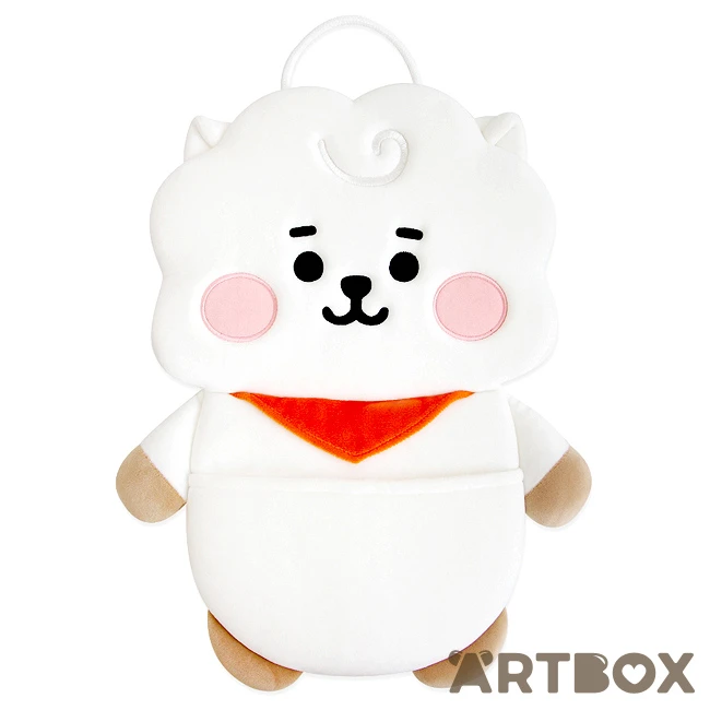 No Brand BT21 Baby RJ Plush Hanging Storage Pocket 1 No Brand BT21 Baby RJ Plush Hanging Storage Pocket