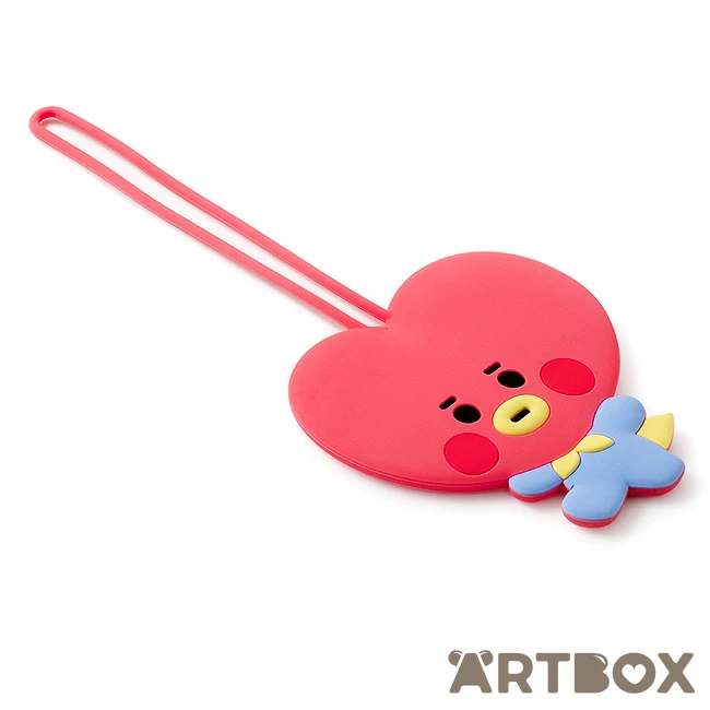 No Brand BT21 Baby Tata Die Cut Rubber Luggage Tag 3 No Brand BT21 Baby Tata Die Cut Rubber Luggage Tag - Image 3