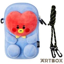 No Brand BT21 Baby Tata Mini Zipped Plush Shoulder Pouch