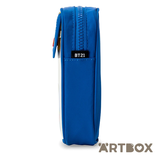 No Brand BT21 Chimmy Colour Block Zipped Pencil Case 2 No Brand BT21 Chimmy Colour Block Zipped Pencil Case - Image 2