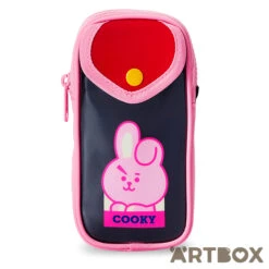 No Brand BT21 Cooky Colour Block Zipped Pencil Case