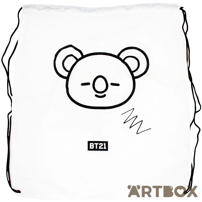 No Brand BT21 Koya Cushion With Drawstring Dust Bag 2 No Brand BT21 Koya Cushion With Drawstring Dust Bag - Image 2