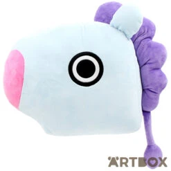 No Brand BT21 Mang Cushion With Drawstring Dust Bag