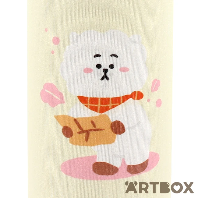 No Brand BT21 RJ Green Planet Glass Water Bottle 3 No Brand BT21 RJ Green Planet Glass Water Bottle - Image 3