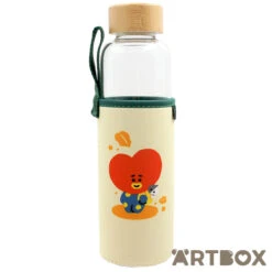 No Brand BT21 Tata Green Planet Glass Water Bottle