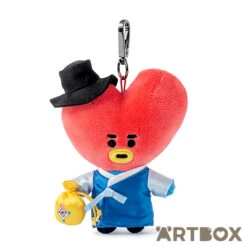 No Brand BT21 Tata Hanbok Outfit Plush Mascot Clip