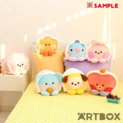 No Brand BT21 Chimmy Minini Cosy Blanket Cushion Plush -Fashion Gift Shop BT21 Minini Cosy Cushion 4 650 1