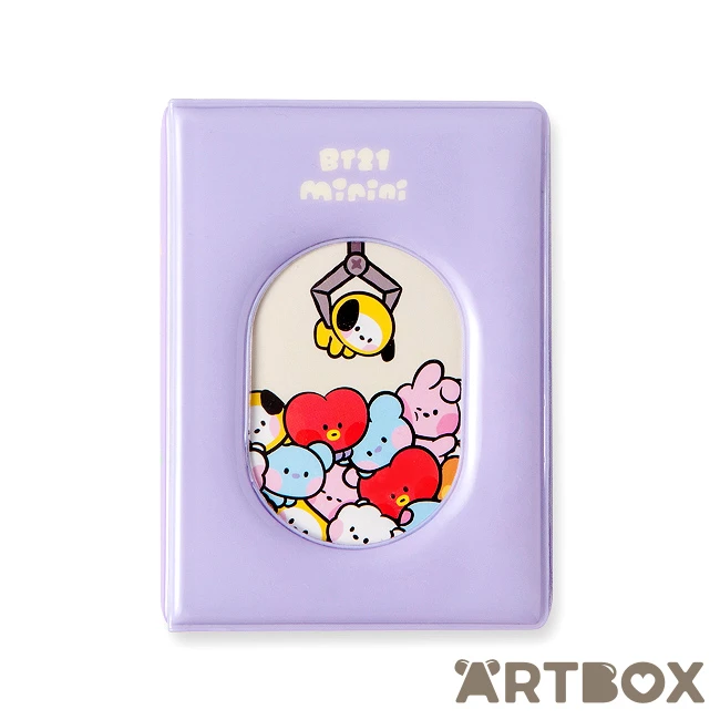 No Brand BT21 Minini Deluxe Photo Collect Album Purple 1 No Brand BT21 Minini Deluxe Photo Collect Album Purple