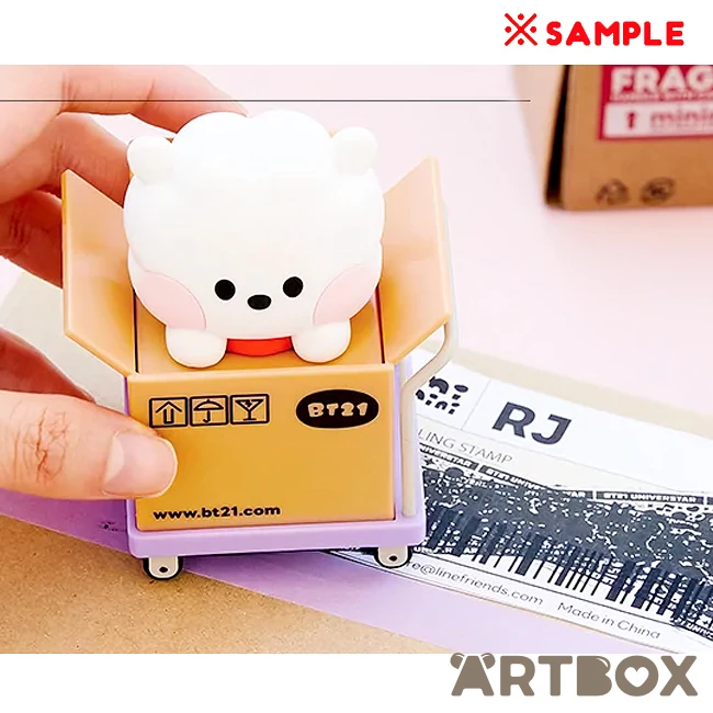 No Brand BT21 Shooky Parcel Minini Rolling Stamp 3 No Brand BT21 Shooky Parcel Minini Rolling Stamp - Image 3