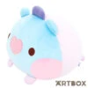 No Brand BT21 Mang Minini Round Marshmallow Feel Cushion Plush