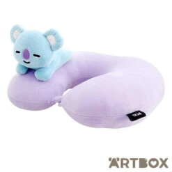 No Brand BT21 Koya Mascot Plush Travel Neck Cushion