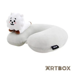 No Brand BT21 RJ Mascot Plush Travel Neck Cushion