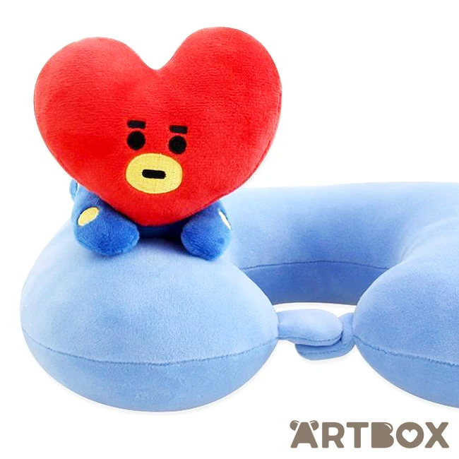 No Brand BT21 Tata Mascot Plush Travel Neck Cushion 2 No Brand BT21 Tata Mascot Plush Travel Neck Cushion - Image 2