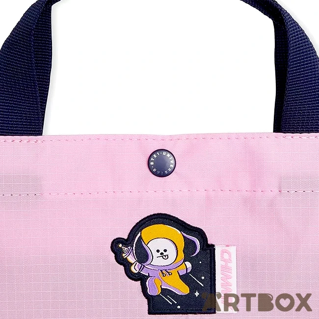 No Brand BT21 Chimmy Space Wappen Ripstop Folding Eco Bag 2 No Brand BT21 Chimmy Space Wappen Ripstop Folding Eco Bag - Image 2