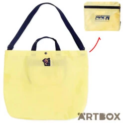 No Brand BT21 Shooky Space Wappen Ripstop Folding Eco Bag