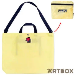 No Brand BT21 Tata Space Wappen Ripstop Folding Eco Bag
