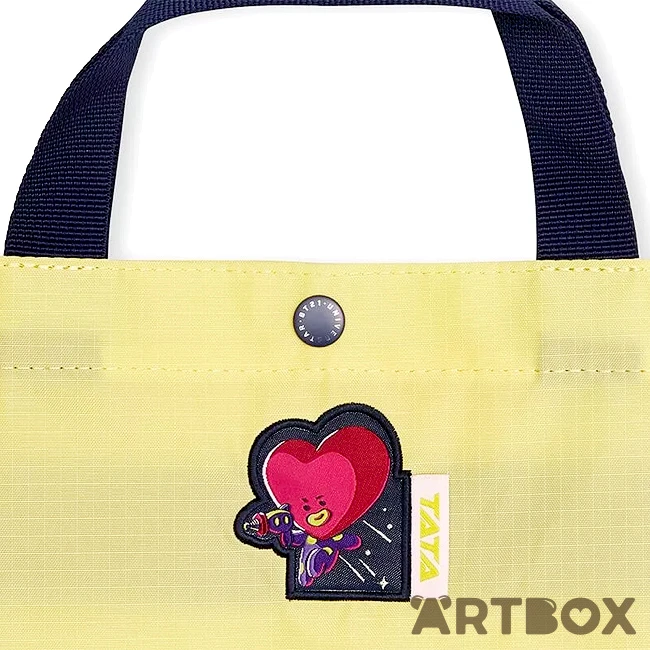 No Brand BT21 Tata Space Wappen Ripstop Folding Eco Bag 2 No Brand BT21 Tata Space Wappen Ripstop Folding Eco Bag - Image 2