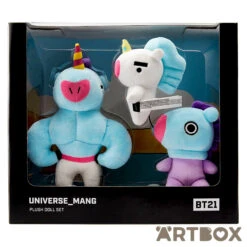 No Brand BT21 Mang Universe Standing Plush Doll Set