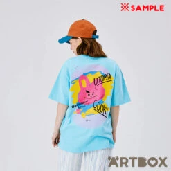 No Brand BT21 Cooky Blue Utopia Series T-Shirt Medium -Fashion Gift Shop BT21 Utopia Tshirt CO Blue 3 650