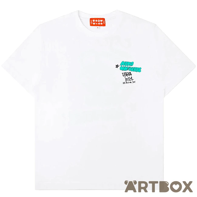 No Brand BT21 Koya White Utopia Series T-Shirt Medium 2 No Brand BT21 Koya White Utopia Series T-Shirt Medium - Image 2