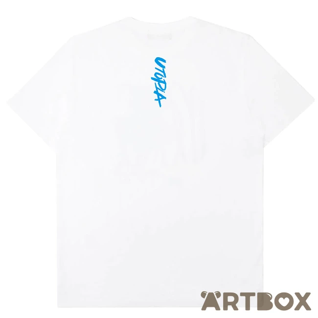 No Brand BT21 Mang White Utopia Series T-Shirt Medium 2 No Brand BT21 Mang White Utopia Series T-Shirt Medium - Image 2