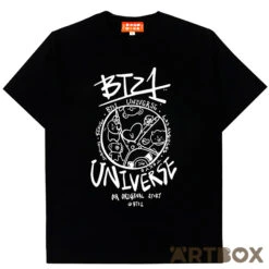 No Brand BT21 Universe Black Utopia Series T-Shirt Small