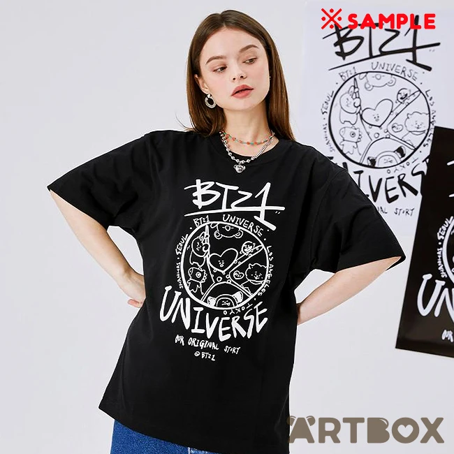 No Brand BT21 Universe Black Utopia Series T-Shirt Small 3 No Brand BT21 Universe Black Utopia Series T-Shirt Small - Image 3