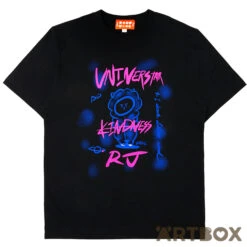 No Brand BT21 RJ Black Utopia Series T-Shirt Medium