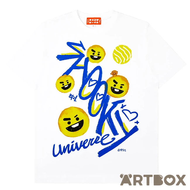 No Brand BT21 Shooky White Utopia Series T-Shirt Medium 1 No Brand BT21 Shooky White Utopia Series T-Shirt Medium