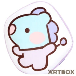 No Brand BT21 Mang Minini Die Cut Plush Pillow Cushion