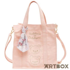 Korilakkuma & Chairoikoguma Jewel Cherry 2 Way Tote Bag