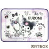 SANRIO Kuromi Mirror Small Soft Lap Throw Blanket