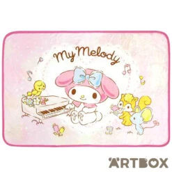 SANRIO My Melody Music Small Soft Lap Throw Blanket